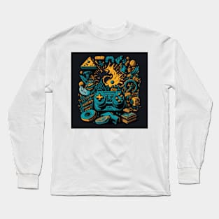 Retro Gamer T-shirt Long Sleeve T-Shirt